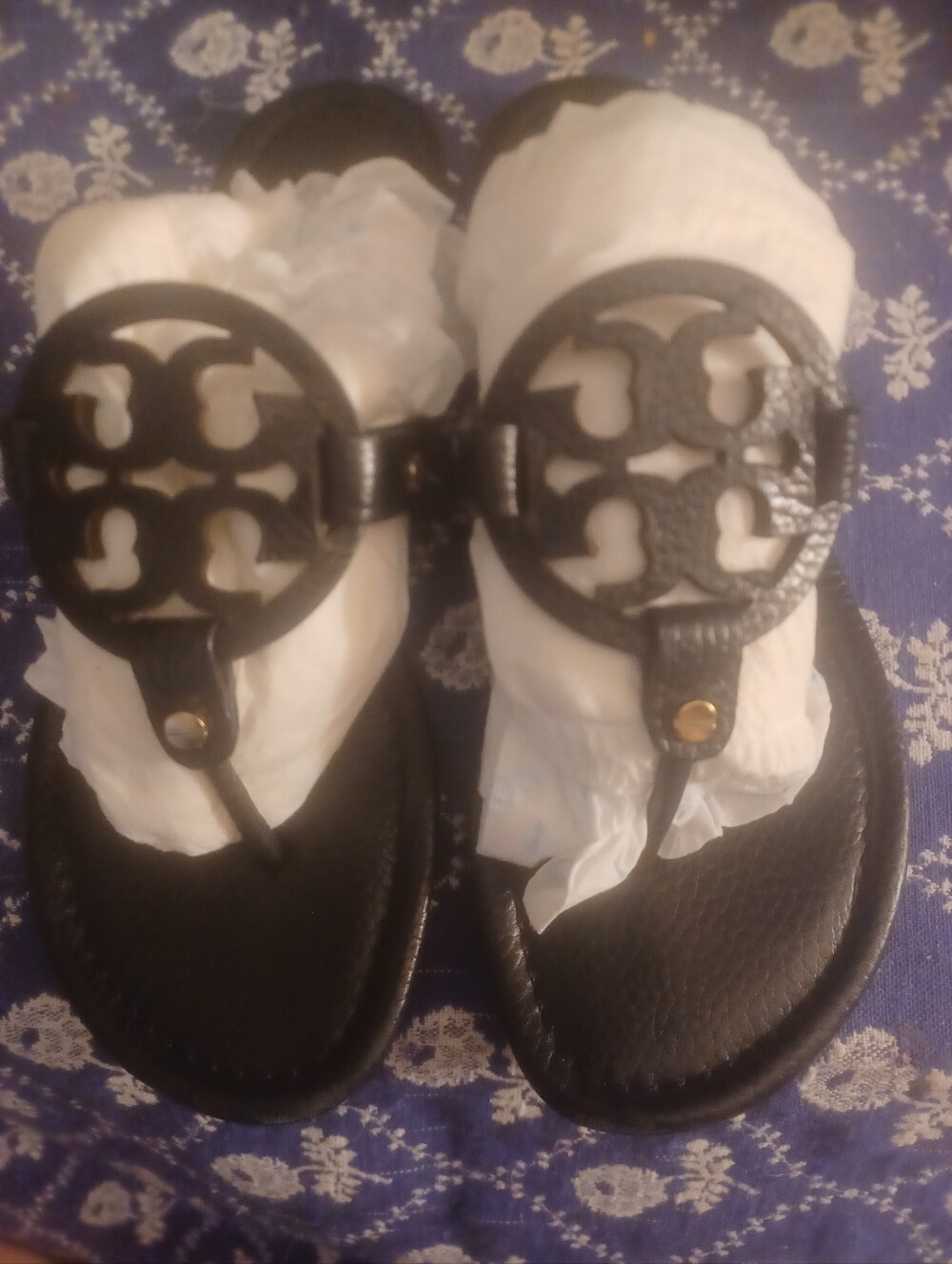 TORY BURCH BLACK MILLER  SIZE 7M Very Lil Wear